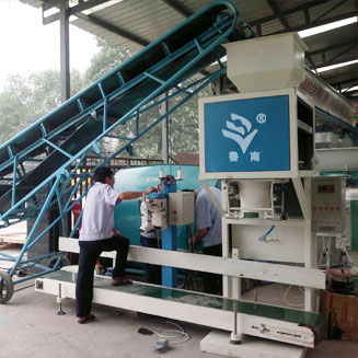 河北邯郸电子定量包装秤安装调试完成！