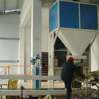 四川成都定量包装秤正在进行安装调试工作！