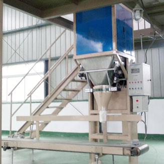 陕西延安定量包装秤安装调试完成！