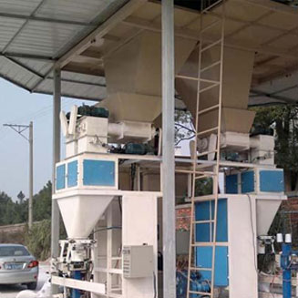 宁夏石嘴山两台定量包装秤安装调试完成！